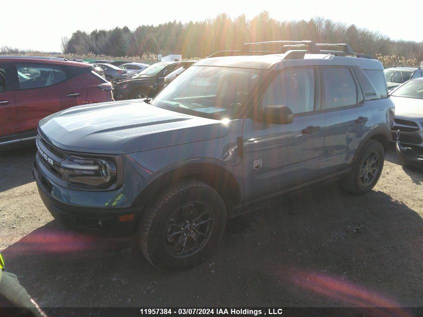 2023 Ford Bronco Sport Big Bend VIN: 3FMCR9B67PRD30099 Lot: 11957384