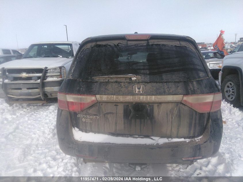 2013 Honda Odyssey Ex-L VIN: 5FNRL5H69DB501898 Lot: 11957471