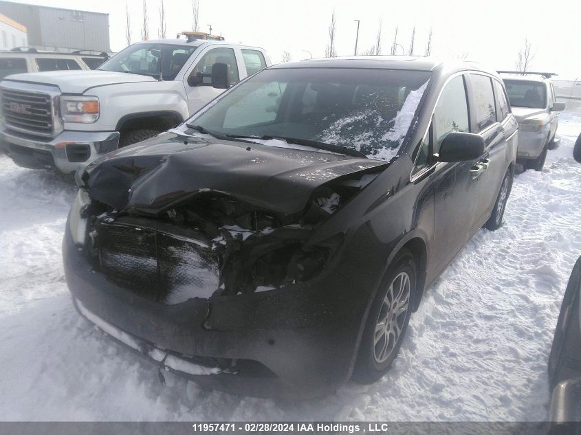 2013 Honda Odyssey Ex-L VIN: 5FNRL5H69DB501898 Lot: 11957471