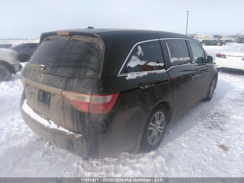 2013 Honda Odyssey Ex-L VIN: 5FNRL5H69DB501898 Lot: 11957471