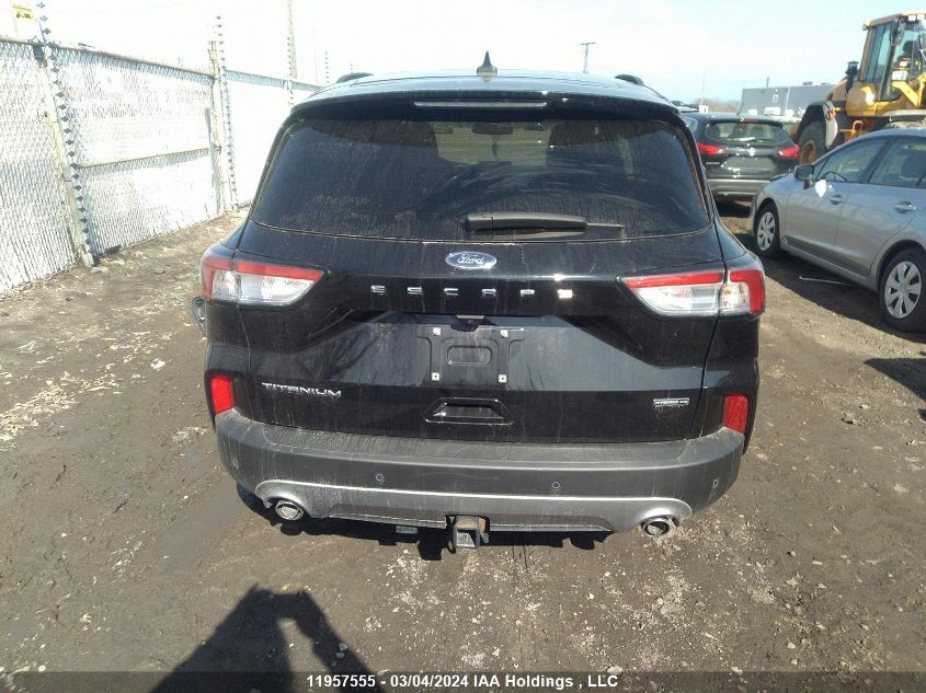 2021 Ford Escape Titanium VIN: 1FMCU9DZXMUA38070 Lot: 11957555