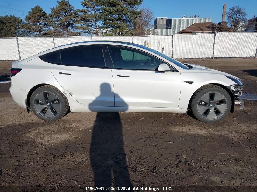 2021 Tesla Model 3 VIN: 5YJ3E1EA9MF988781 Lot: 11957561