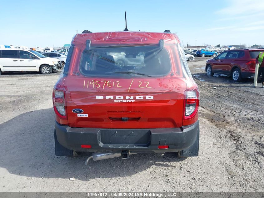 2022 Ford Bronco Sport Big Bend VIN: 3FMCR9B65NRD75894 Lot: 11957812