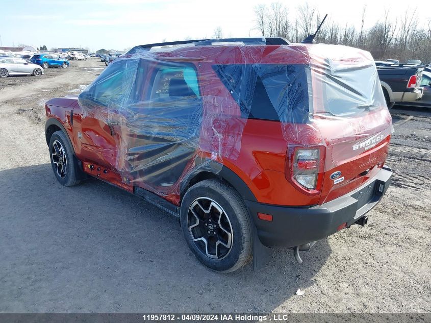 2022 Ford Bronco Sport Big Bend VIN: 3FMCR9B65NRD75894 Lot: 11957812