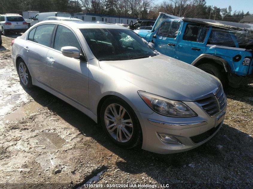 2012 Hyundai Genesis VIN: KMHGC4DDXCU174161 Lot: 11957919