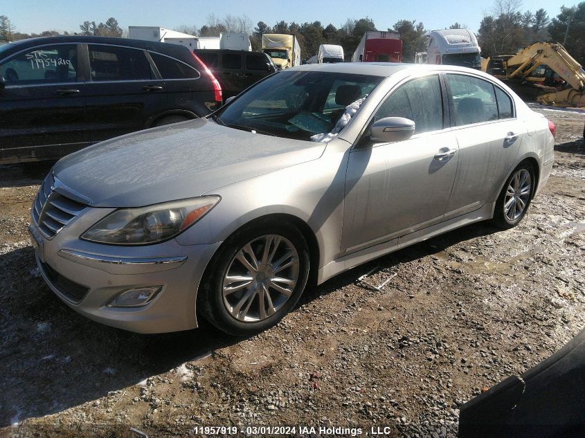 2012 Hyundai Genesis VIN: KMHGC4DDXCU174161 Lot: 11957919