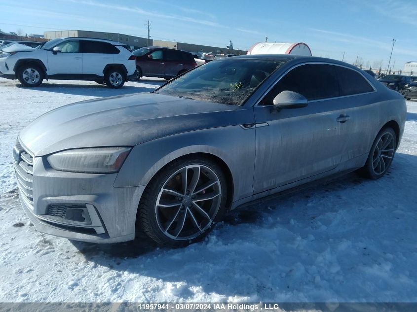 2018 Audi S5 VIN: WAUR4AF57JA087666 Lot: 11957941