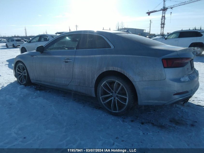 2018 Audi S5 VIN: WAUR4AF57JA087666 Lot: 11957941