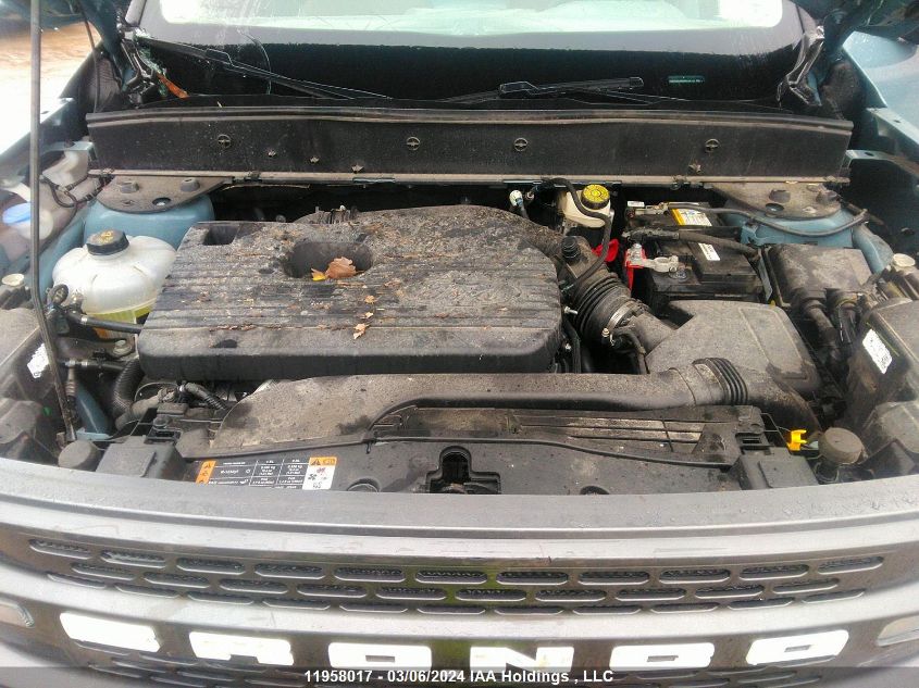 2021 Ford Bronco Sport Badlands VIN: 3FMCR9D90MRA56134 Lot: 11958017