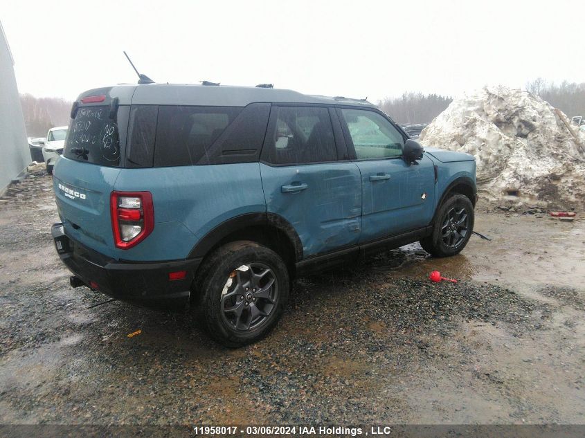 2021 Ford Bronco Sport Badlands VIN: 3FMCR9D90MRA56134 Lot: 11958017