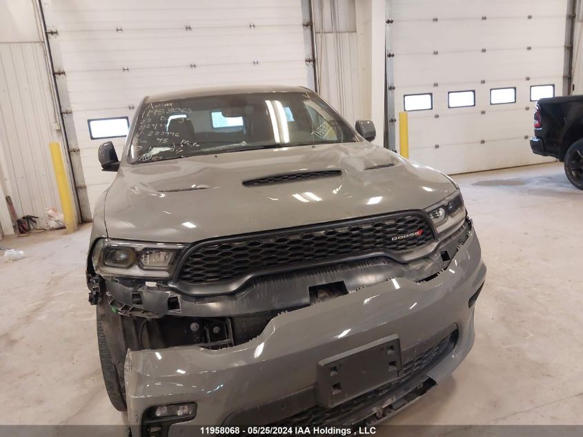 2022 Dodge Durango R/T VIN: 1C4SDJCT4NC223446 Lot: 11958068