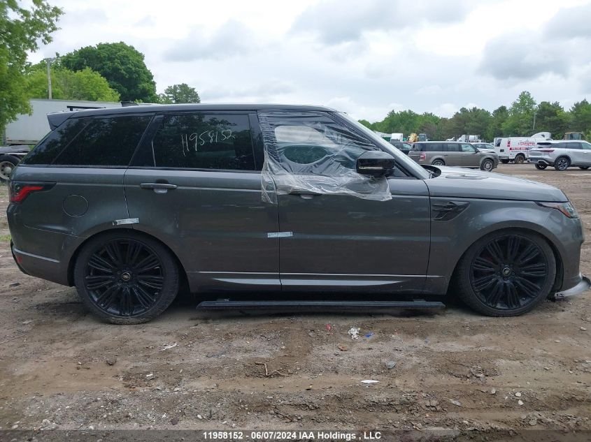 2019 Land Rover Range Rover Sport Supercharged Dynamic VIN: SALWR2RE4KA820260 Lot: 11958152