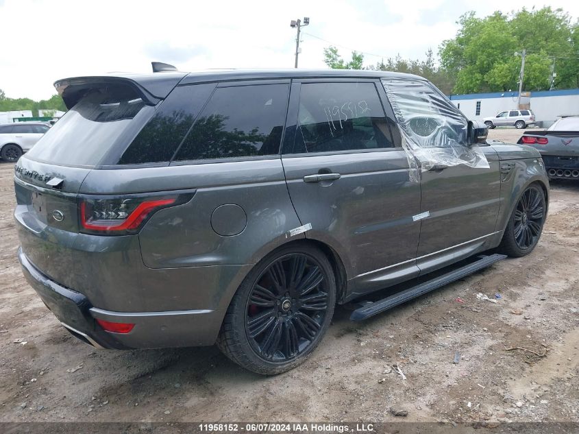 2019 Land Rover Range Rover Sport Supercharged Dynamic VIN: SALWR2RE4KA820260 Lot: 11958152