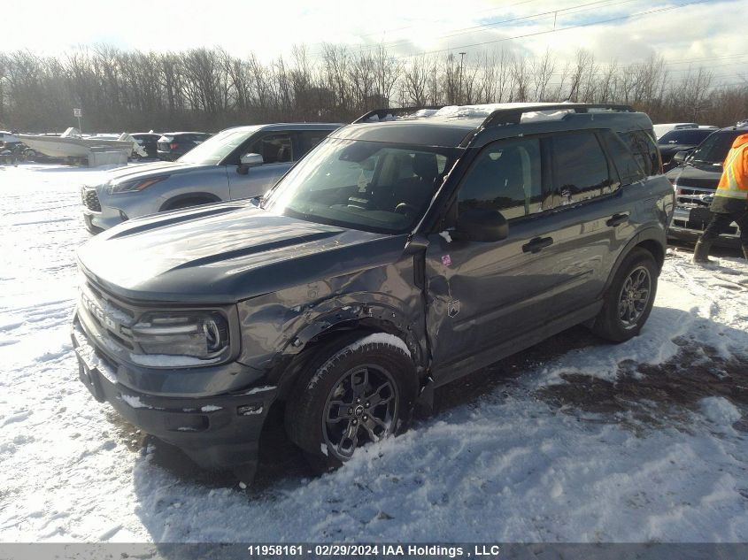 2022 Ford Bronco Sport Big Bend VIN: 3FMCR9B69NRD74554 Lot: 11958161