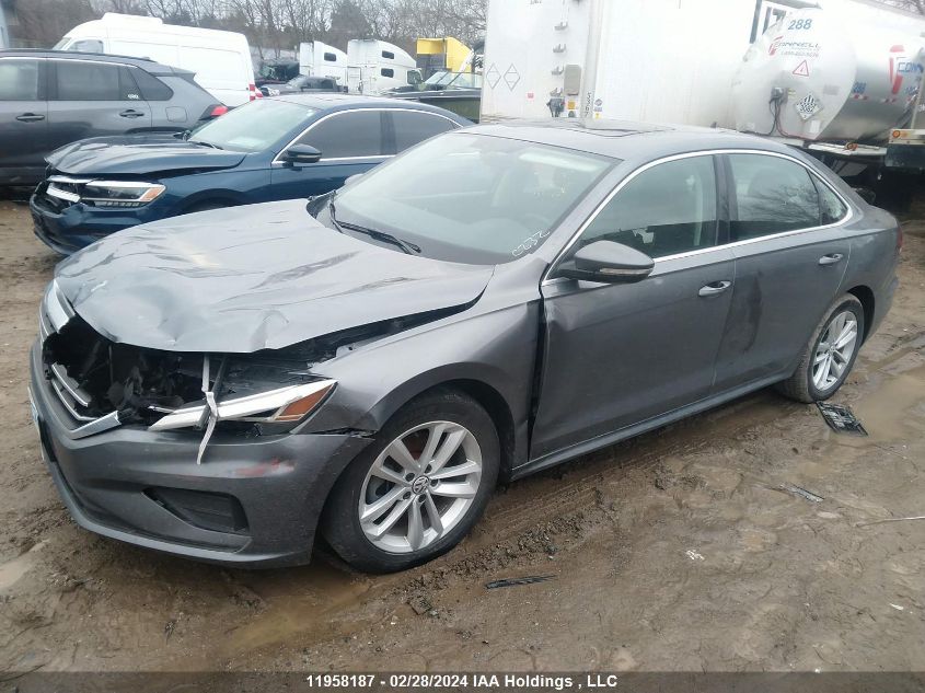 2021 Volkswagen Passat Highline VIN: 1VWBA7A39MC007134 Lot: 11958187