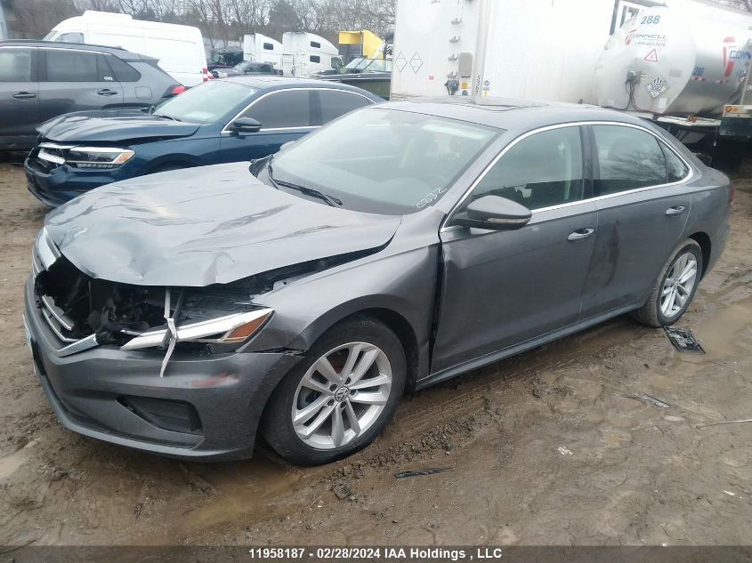 2021 Volkswagen Passat Highline VIN: 1VWBA7A39MC007134 Lot: 42117634