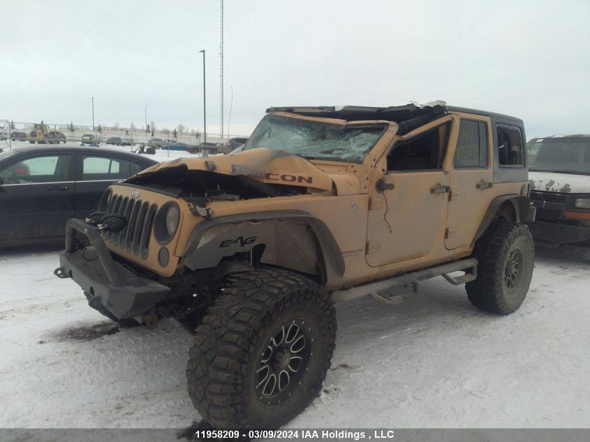 2014 Jeep Wrangler Unlimited Rubicon VIN: 1C4BJWFG8EL174224 Lot: 11958209