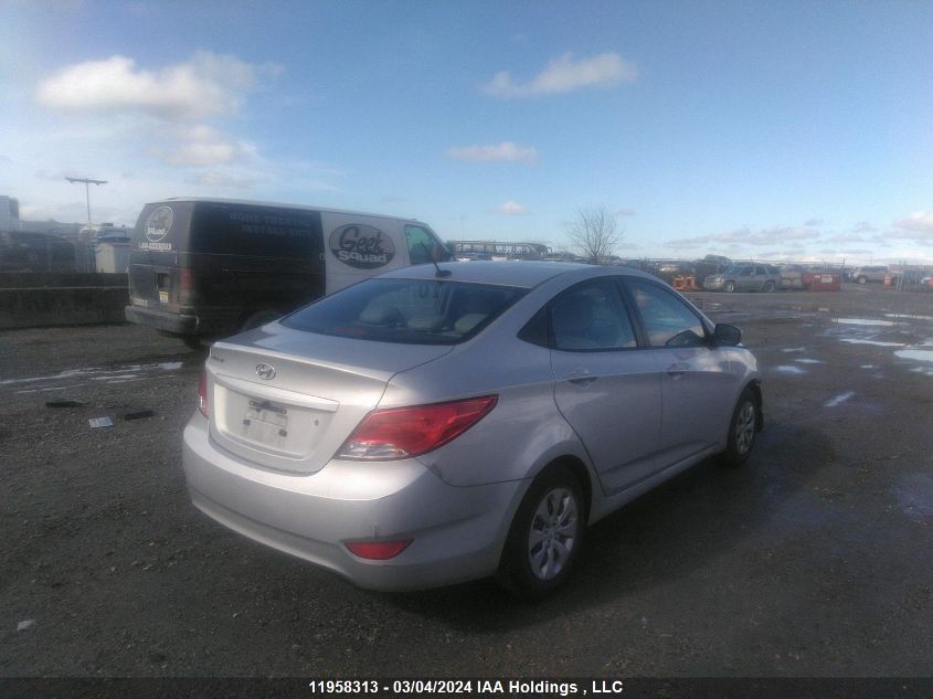 2016 Hyundai Accent Se VIN: KMHCT4AE8GU107950 Lot: 11958313