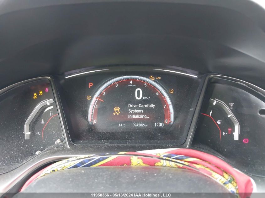 2018 Honda Civic Hatchback VIN: SHHFK7H95JU307228 Lot: 11958356