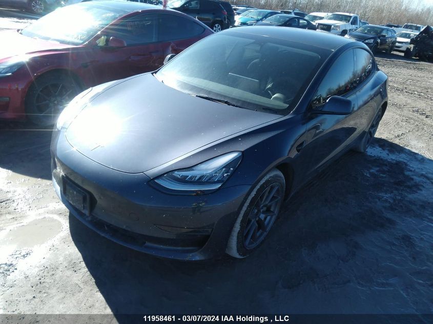 2022 Tesla Model 3 VIN: 5YJ3E1EB4NF245665 Lot: 11958461