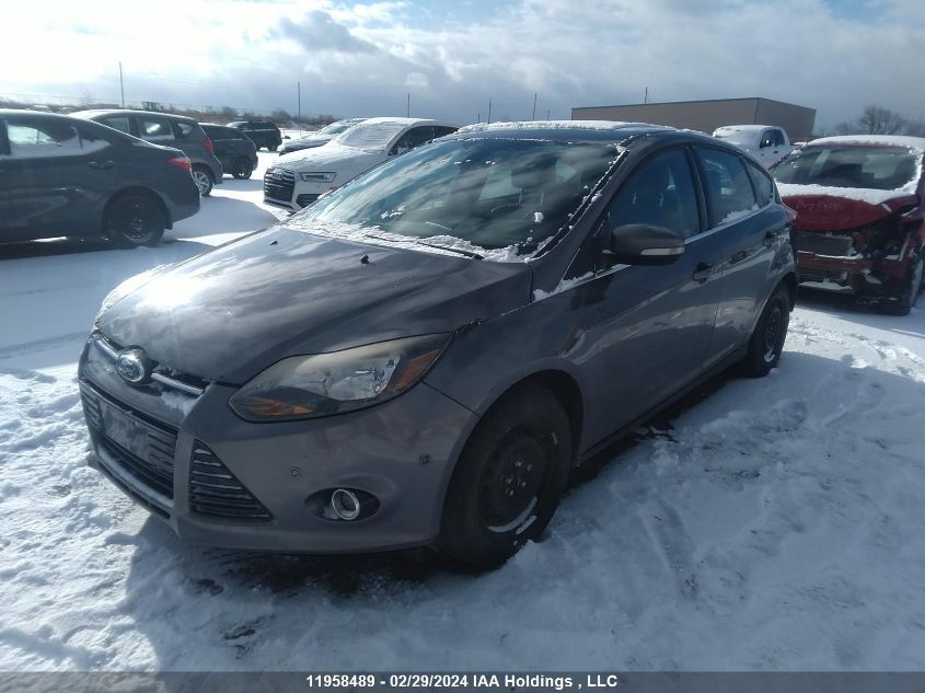 2012 Ford Focus Titanium VIN: 1FAHP3N24CL170705 Lot: 11958489