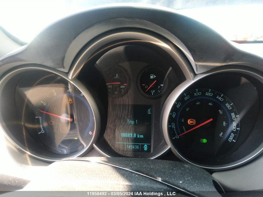 2011 Chevrolet Cruze VIN: 1G1PA5SH8B7214510 Lot: 39236500