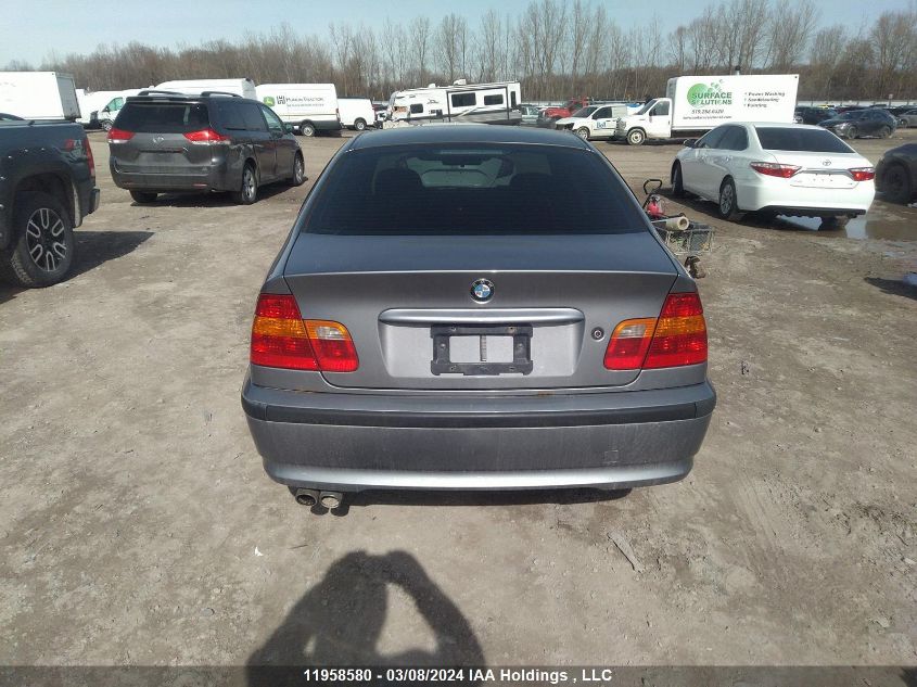 2005 BMW 3 Series VIN: WBAEU33475PR18589 Lot: 11958580