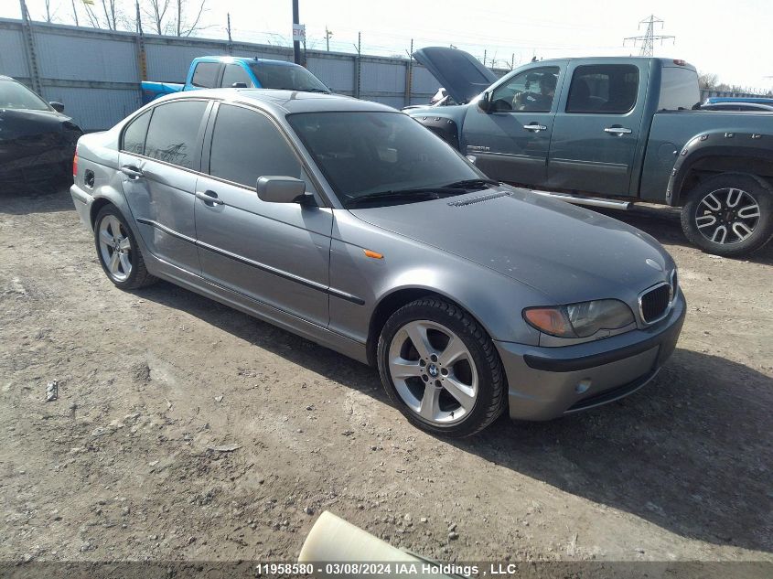 2005 BMW 3 Series VIN: WBAEU33475PR18589 Lot: 11958580