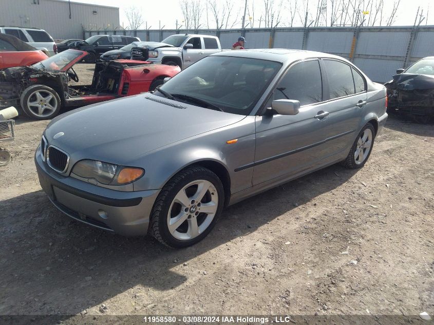 2005 BMW 3 Series VIN: WBAEU33475PR18589 Lot: 11958580