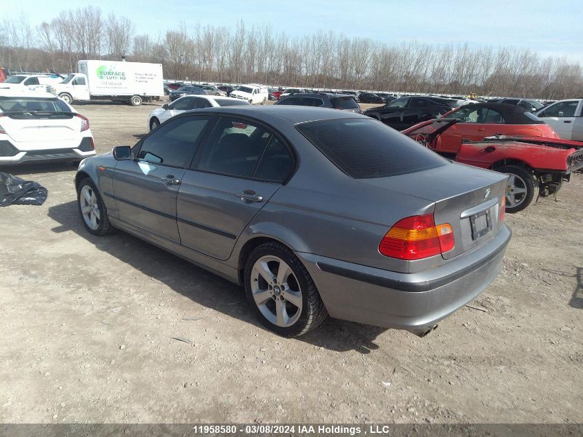 2005 BMW 3 Series VIN: WBAEU33475PR18589 Lot: 11958580