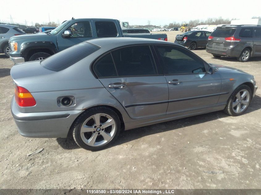 2005 BMW 3 Series VIN: WBAEU33475PR18589 Lot: 11958580