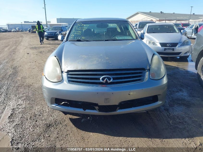 2005 Infiniti G35X VIN: JNKCV51F25M308137 Lot: 11958707