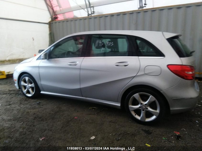 2014 Mercedes-Benz B-Class VIN: WDDMH4EB4EJ252868 Lot: 11959013