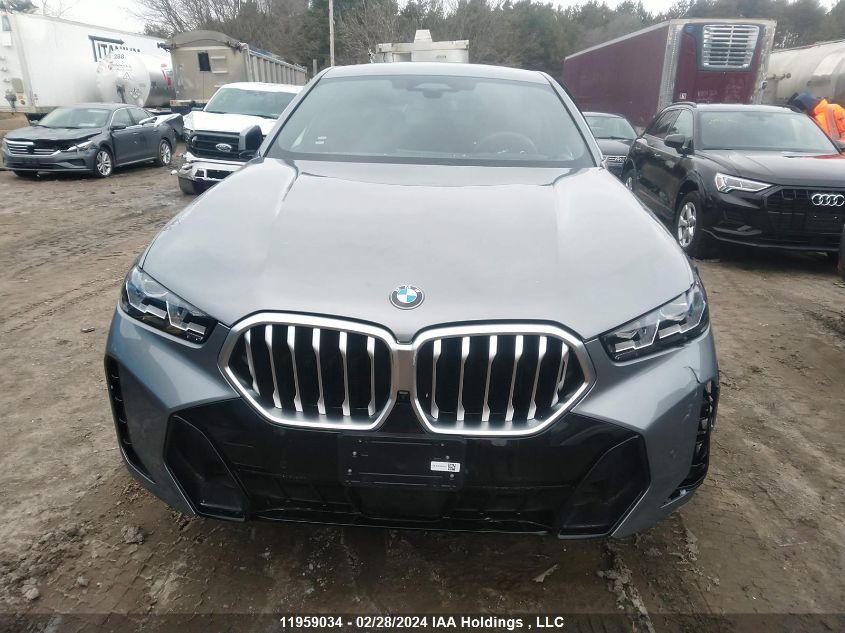 2024 BMW X6 VIN: 5UX33EX01R9T90492 Lot: 11959034