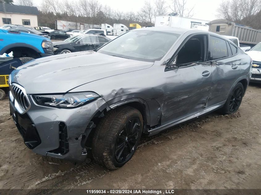 2024 BMW X6 VIN: 5UX33EX01R9T90492 Lot: 11959034