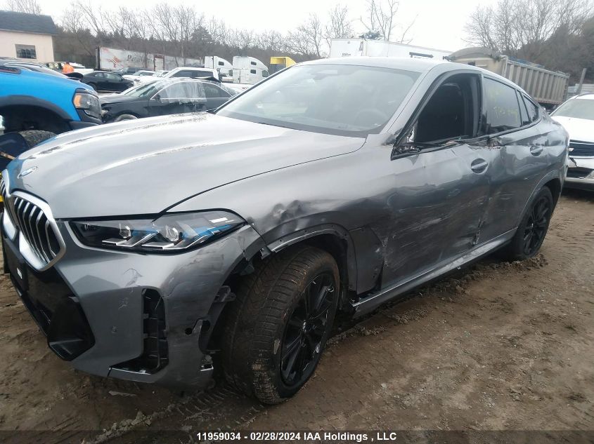 2024 BMW X6 VIN: 5UX33EX01R9T90492 Lot: 11959034