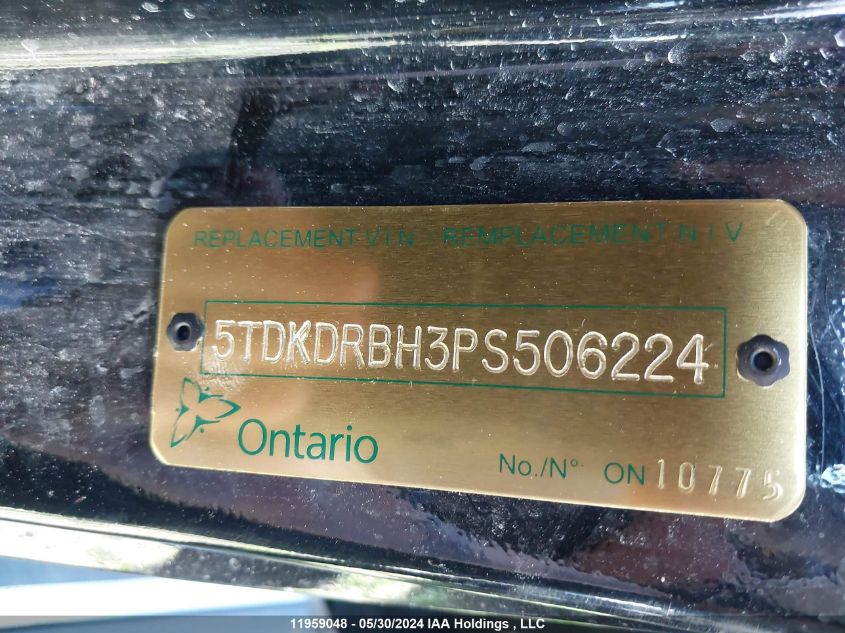 2023 Toyota Highlander Xse VIN: 5TDKDRBH3PS506224 Lot: 11959048