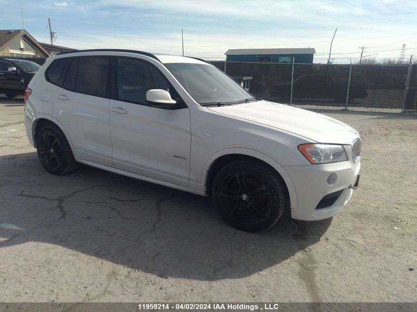 2011 BMW X3 VIN: 5UXWX7C50BL731324 Lot: 11959214