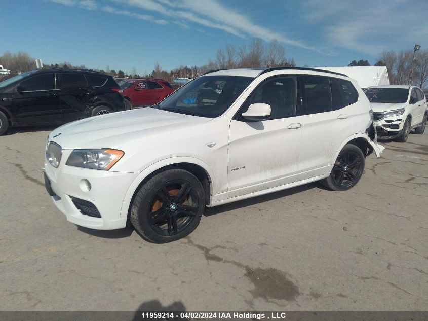 2011 BMW X3 VIN: 5UXWX7C50BL731324 Lot: 11959214