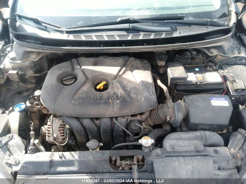 2013 Hyundai Elantra VIN: KMHDH6AEXDU004154 Lot: 39236537