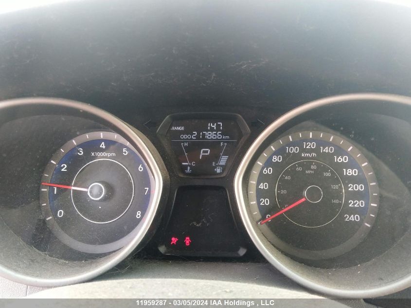 2013 Hyundai Elantra VIN: KMHDH6AEXDU004154 Lot: 39236537