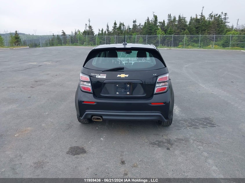 2017 Chevrolet Sonic Lt VIN: 1G1JD6SB5H4163850 Lot: 11959436