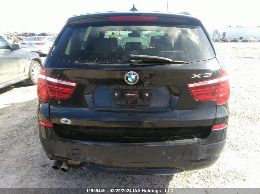 2013 BMW X3 VIN: 5UXWX9C58D0D07280 Lot: 11959445