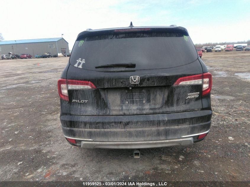 2019 Honda Pilot VIN: 5FNYF6H64KB504035 Lot: 11959525