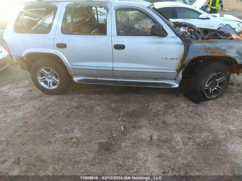 2002 Dodge Durango VIN: 1B4HS78Z12F165478 Lot: 11959616