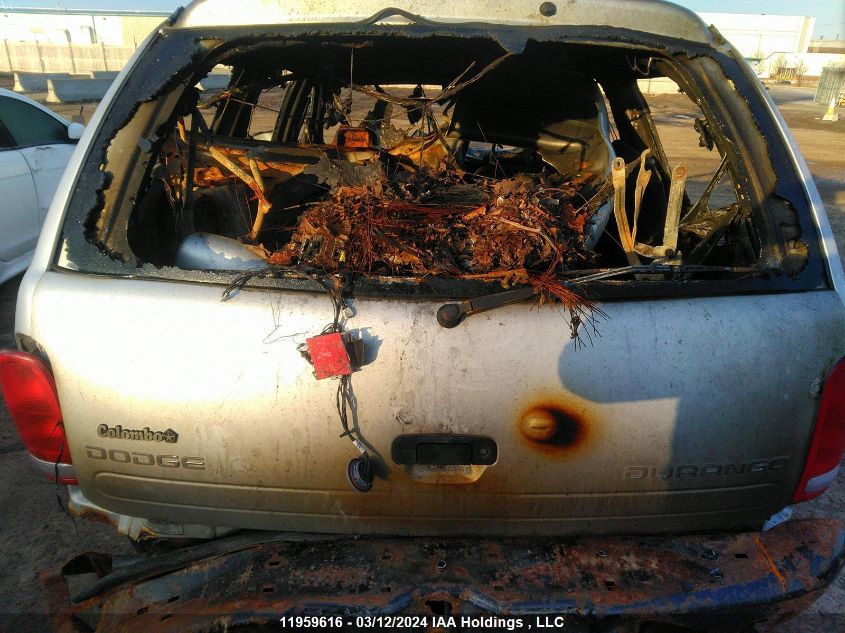 2002 Dodge Durango VIN: 1B4HS78Z12F165478 Lot: 11959616