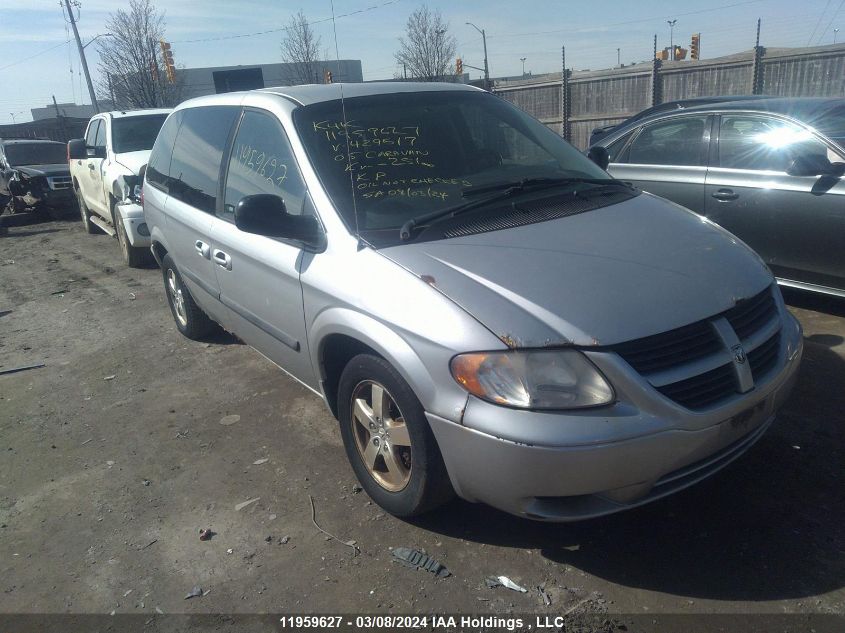 2005 Dodge Caravan Sxt VIN: 1D4GP45R05B429517 Lot: 11959627