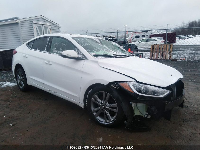 2018 Hyundai Elantra Sel/Value/Limited VIN: KMHD84LF5JU626277 Lot: 11959682