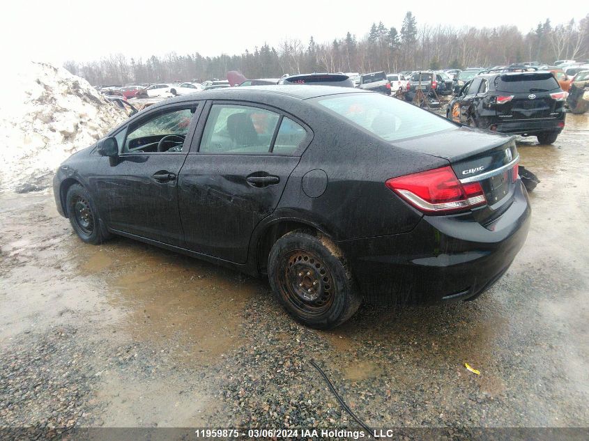 2013 Honda Civic Ex 4Dr VIN: 2HGFB2F54DH006311 Lot: 11959875