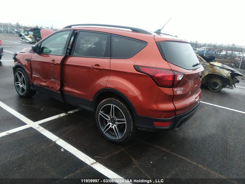 2019 Ford Escape Sel VIN: 1FMCU9HDXKUB13832 Lot: 11959997